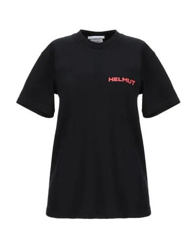 Shop Helmut Lang Woman T-shirt Black Size S Cotton