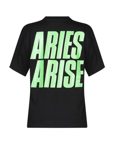 Shop Aries T-shirt In Black