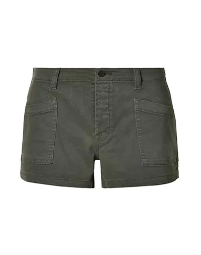 Shop J Brand Shorts In Dark Green