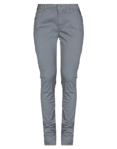 Shop Trussardi Jeans Casual Pants In Grey
