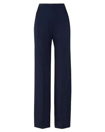 Shop Jenny Packham Pants In Dark Blue