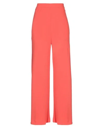 Shop Clips Woman Pants Orange Size M Viscose, Polyester