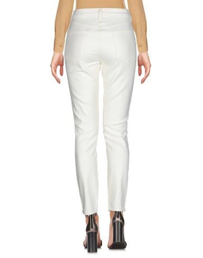 Shop J Brand Woman Pants Ivory Size 24 Cotton, Elastane In White