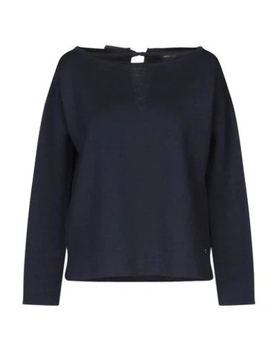 Shop Ottod'ame Sweaters In Dark Blue