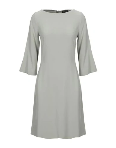 Shop Antonelli Woman Mini Dress Grey Size 8 Viscose, Acetate, Elastane
