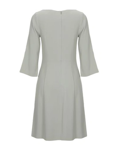 Shop Antonelli Woman Mini Dress Grey Size 8 Viscose, Acetate, Elastane