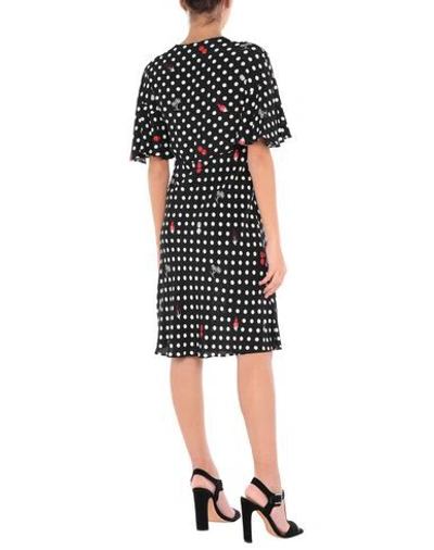 Shop Mcq By Alexander Mcqueen Knee-length Dresses In Black