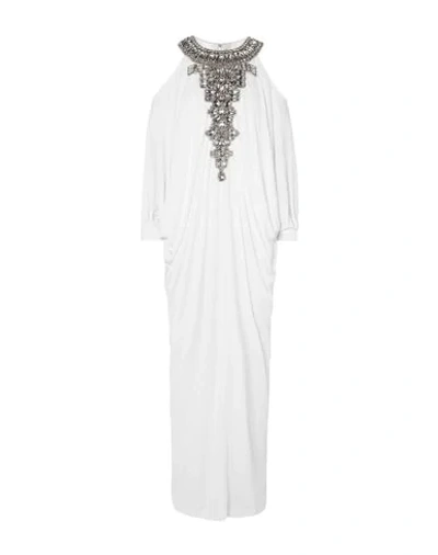 Shop Andrew Gn Long Dresses In White
