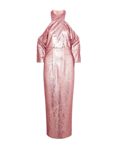 Shop Safiyaa Woman Maxi Dress Pastel Pink Size 8 Polyester