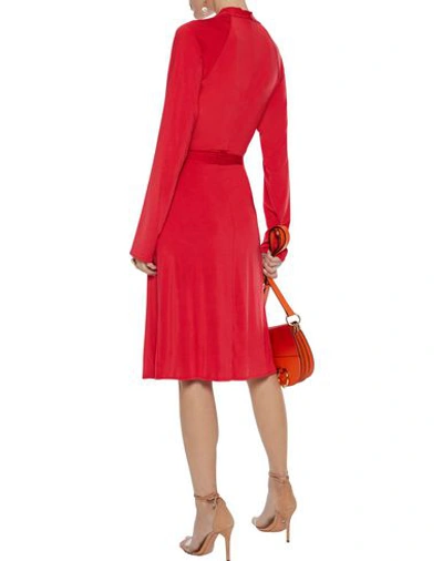 Shop Raoul Knee-length Dress In Red