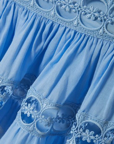 Shop Charo Ruiz Mini Skirt In Sky Blue