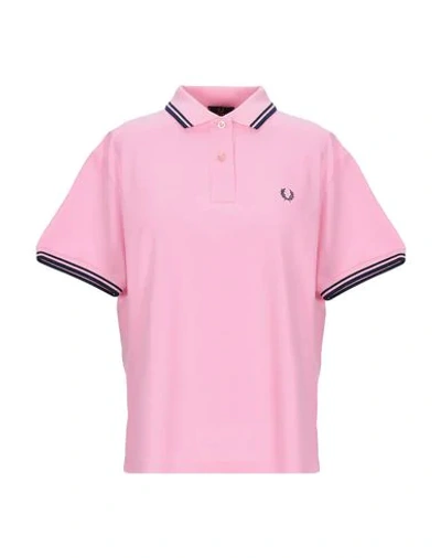 Shop Fred Perry Polo Shirt In Pink