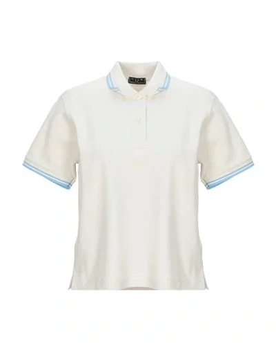 Shop Fred Perry Polo Shirts In Ivory