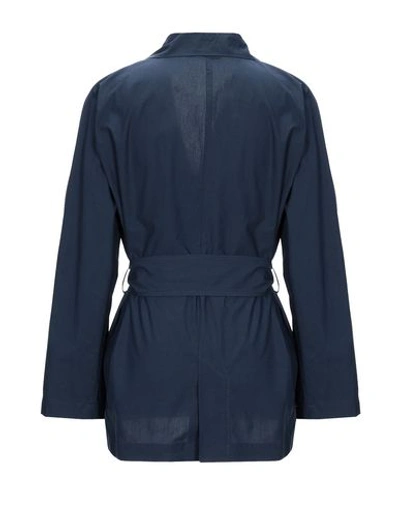 Shop Antonelli Full-length Jacket In Dark Blue
