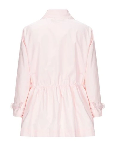 Trussardi Jeans Full-length Jacket In Light Pink