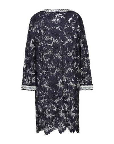 Ermanno Scervino Overcoats In Blue