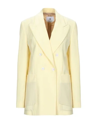 Shop Manuel Ritz Suit Jackets In Yellow