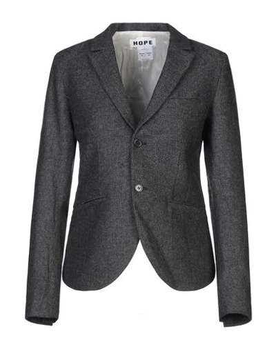 Shop Hope Sartorial Jacket In Steel Grey