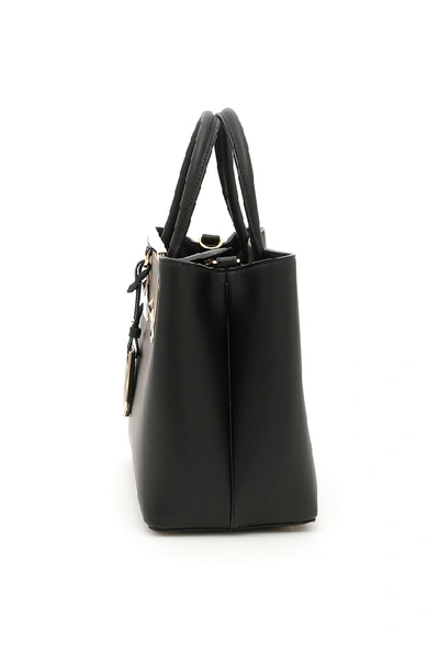 Shop Fendi Petite 2jours Bag Bug Tote In Black