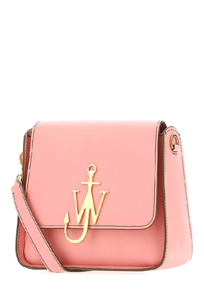 Shop Jw Anderson Anchor Logo Shoulder Bag In Pink