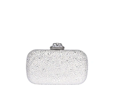 Shop Alexander Mcqueen Box Clutch Bag In White