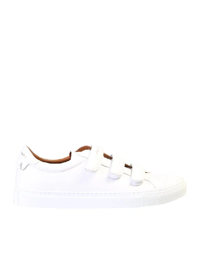 Shop Givenchy Urban Street Strap Sneakers In White