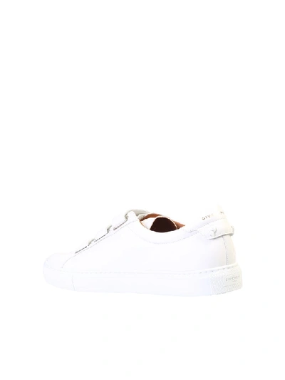 Shop Givenchy Urban Street Strap Sneakers In White