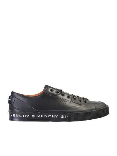 Shop Givenchy Logo Printed Low In Black