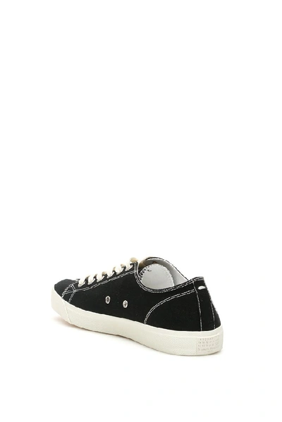 Shop Maison Margiela Tabi Sneakers In Black