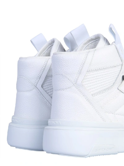 Shop Givenchy Basket High Top Sneakers In White