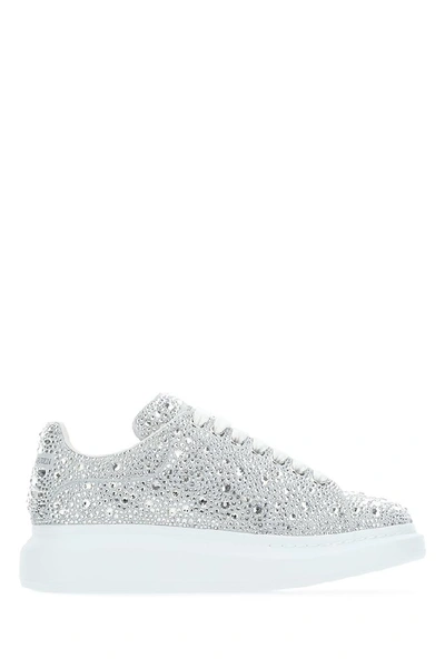 Alexander Mcqueen Crystal-embellished Oversized Sneakers In White | ModeSens
