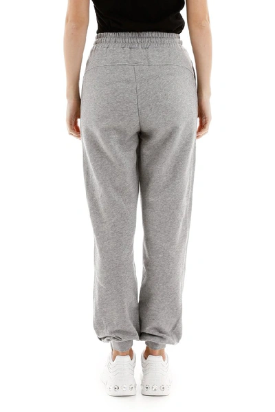 Shop Pinko Drawstring Jogger Pants In Grey