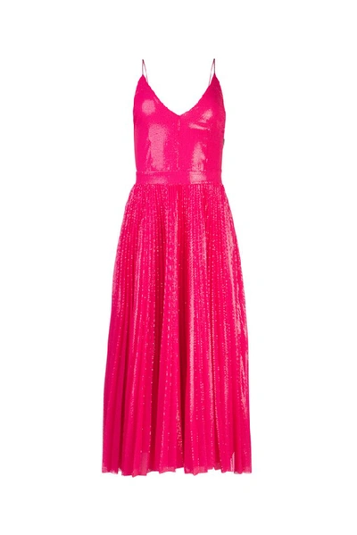 Shop Msgm Sequin Dress In 12