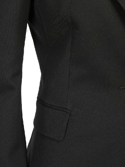 Shop Balmain Tailored Blazer In Noir