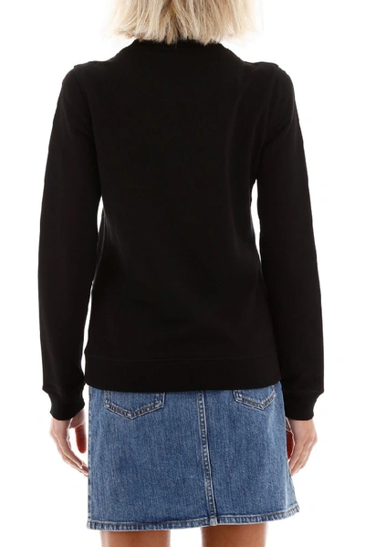 Shop Kenzo Tiger Logo Sweatshirt In Black