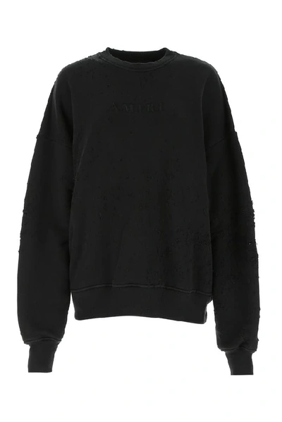 Shop Amiri Oversize Sweatshirt In Black