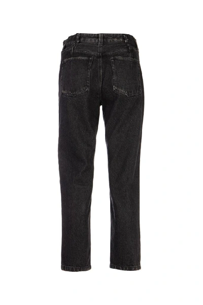 Shop 3.1 Phillip Lim / フィリップ リム 3.1 Phillip Lim Cropped Side Zip Jeans In Black