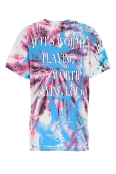 amiri tie dye skull t shirt