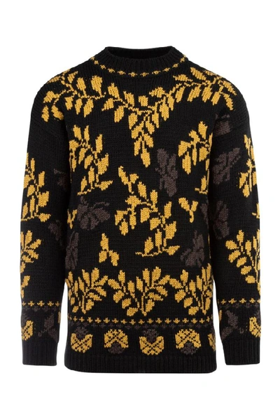 Shop Etro Embroidered Sweater In Multi
