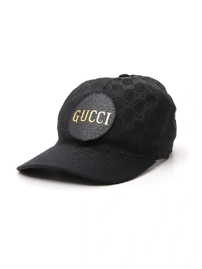 Shop Gucci Gg Canvas Baseball Cap In Black