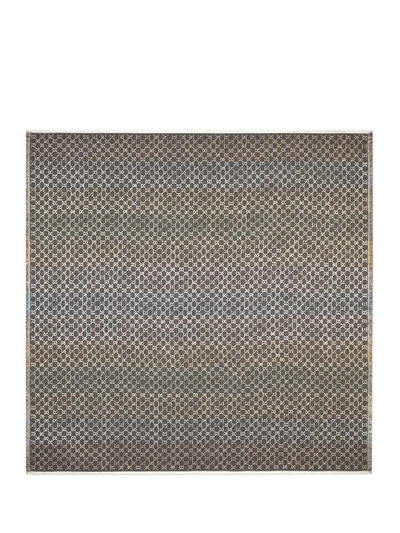 Shop Gucci Gg Jacquard Shawl In Grey