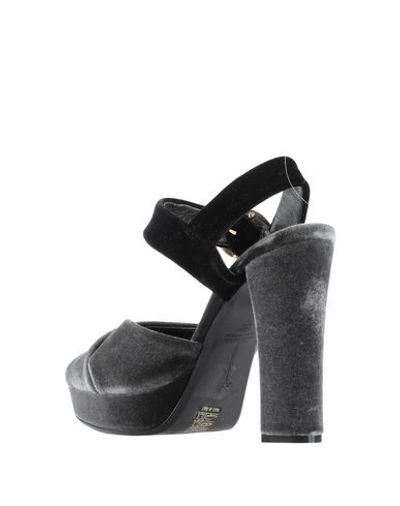 Shop Fiorifrancesi Sandals In Grey