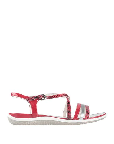 geox red sandals
