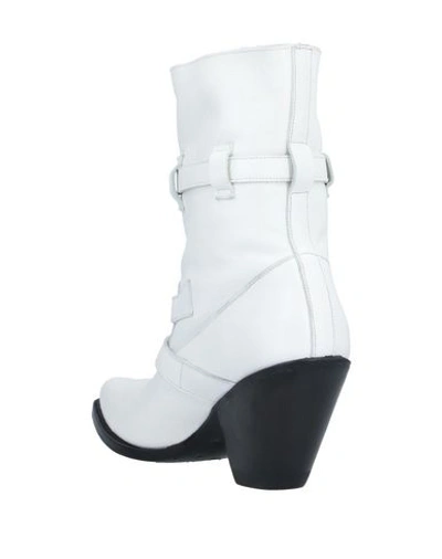Shop Celine Ankle Boots In White