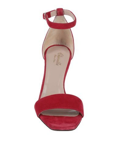 Shop Cheville Sandals In Red