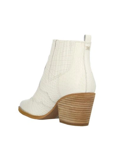 Shop Sam Edelman Ankle Boots In White