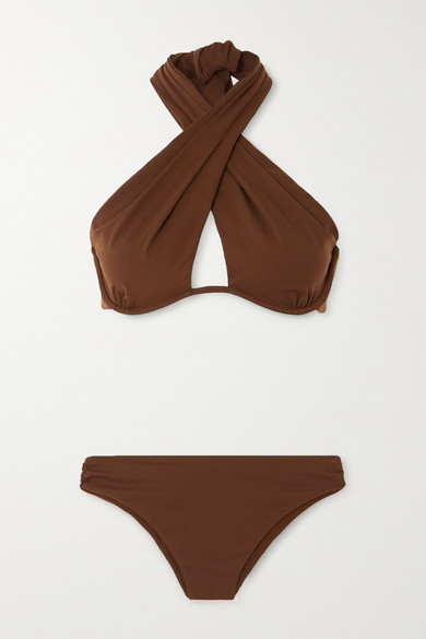 underwired halterneck bikini