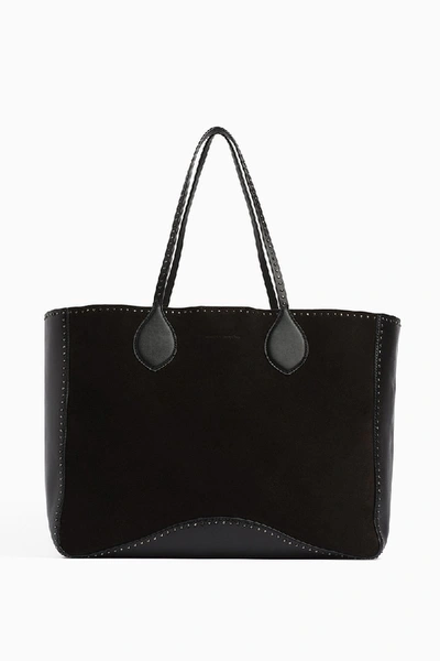 Shop Rebecca Minkoff Pippa Unlined Tote With Studs In Ganache