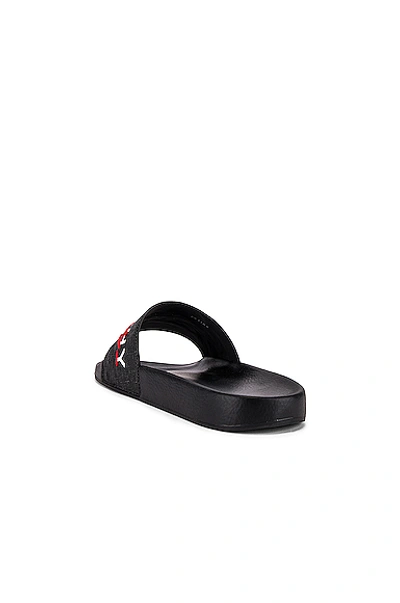 Shop Givenchy Logo Slide In Black & Red