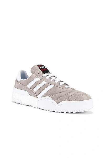 Shop Adidas Originals By Alexander Wang Bball Soccer Sneaker In Clear Granite & Core White